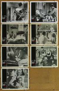 p541 LORD LOVE A DUCK 7 movie lobby cards '66 McDowall, Tuesday Weld