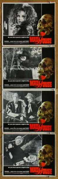 p853 MADHOUSE 4 movie lobby cards '74 Vincent Price, Peter Cushing