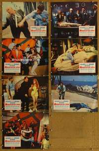 p550 MURDERERS' ROW 7 movie lobby cards '66 Dean Martin, Ann-Margret