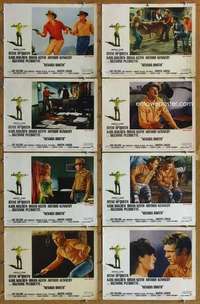 p309 NEVADA SMITH 8 movie lobby cards '66 Steve McQueen, Karl Malden