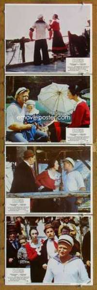 p862 POPEYE 4 movie lobby cards '80 Robert Altman, Robin Williams