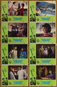 p379 SACRED KNIVES OF VENGEANCE 8 movie lobby cards '73 kung fu!