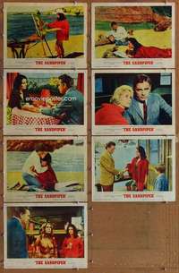 p572 SANDPIPER 7 movie lobby cards '65 Liz Taylor, Richard Burton