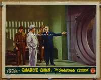 p053 SHANGHAI COBRA movie lobby card '45 Sidney Toler, Charlie Chan!