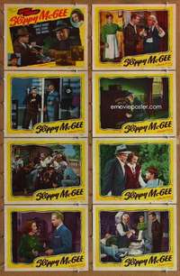 p400 SLIPPY MCGEE 8 movie lobby cards '48 Red Barry, solo Dale Evans!
