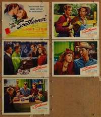 p794 SOUTHERNER 5 movie lobby cards '45 Jean Renoir, Zachary Scott