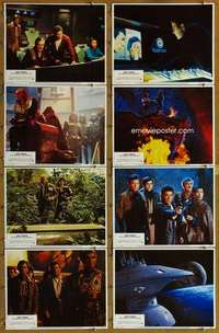 p415 STAR TREK 3 8 movie lobby cards '84 Shatner, The Search for Spock!