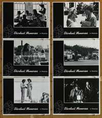 p703 STARDUST MEMORIES 6 movie lobby cards '80 Woody Allen, Rampling