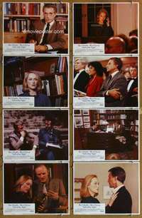 p417 STILL OF THE NIGHT 8 movie lobby cards '82 Roy Scheider, Streep
