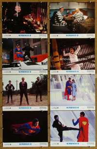 p422 SUPERMAN 2 8 color 11x14 movie stills '81 Christopher Reeve