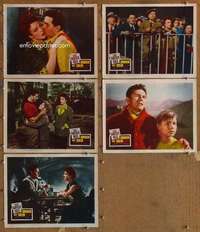 p810 UNDER MY SKIN 5 movie lobby cards '50 John Garfield, Prelle