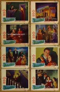 p454 UNINVITED 8 movie lobby cards '44 Ray Milland, Ruth Hussey