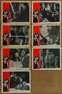 p606 WOMAN WHO WOULDN'T DIE 7 movie lobby cards '65 twice returned!