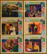 p717 WORLD OF ABBOTT & COSTELLO 6 movie lobby cards '65 Bud & Lou!