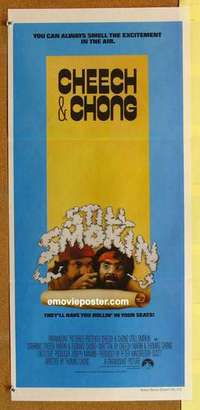 w888 STILL SMOKIN' Australian daybill movie poster '83 Cheech & Chong!