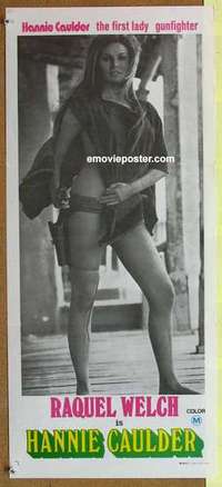 w570 HANNIE CAULDER Australian daybill movie poster '72 sexy Raquel Welch!
