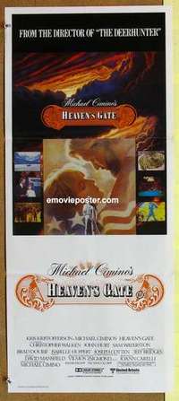w574 HEAVEN'S GATE Australian daybill movie poster '81 Kristofferson, Cimino