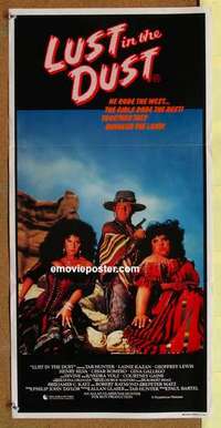 w667 LUST IN THE DUST Australian daybill movie poster '84 Divine, Tab Hunter