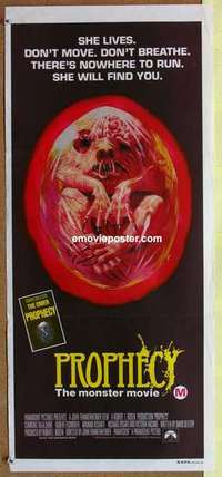 w790 PROPHECY Australian daybill movie poster '79 John Frankenheimer