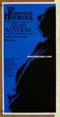 w801 REAR WINDOW Australian daybill movie poster R83 Alfred Hitchcock