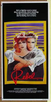 w802 REBEL Australian daybill movie poster '85 Matt Dillon, Byrne
