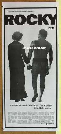 w816 ROCKY #1 Australian daybill movie poster '77 Stallone, boxing!