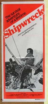 w842 SEA GYPSIES Australian daybill movie poster '78 Robert Logan, Jamison