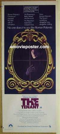 w924 TENANT Australian daybill movie poster '76 Roman Polanski, Isabelle Adjani
