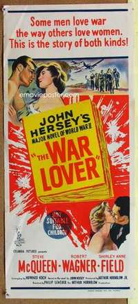 w993 WAR LOVER Australian daybill movie poster '62 Steve McQueen, Wagner
