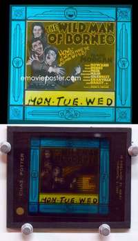 w255 WILD MAN OF BORNEO magic lantern movie glass slide '41 Frank Morgan