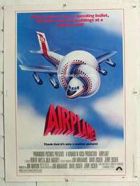 a226 AIRPLANE Thirty By Forty movie poster '80 Lloyd Bridges, Leslie Nielsen