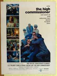 a261 HIGH COMMISSIONER Thirty By Forty movie poster '68 Rod Taylor, Plummer