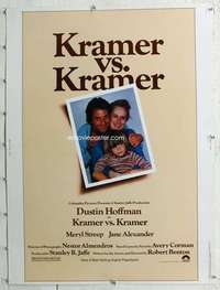 a270 KRAMER VS KRAMER Thirty By Forty movie poster '79 Dustin Hoffman, Streep