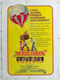 a282 NICKELODEON Thirty By Forty movie poster '76 Ryan O'Neal, Burt Reynolds