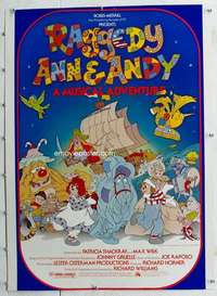 a290 RAGGEDY ANN & ANDY Thirty By Forty movie poster '77 A Musical Adventure!