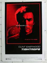 a308 TIGHTROPE Thirty By Forty movie poster '84 Clint Eastwood, Bujold