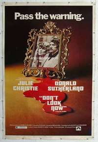 a178 DON'T LOOK NOW Forty by Sixty movie poster '74 Nicholas Roeg, Sutherland