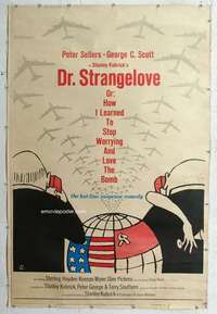 a179 DR STRANGELOVE Forty by Sixty movie poster '64 Scott, Stanley Kubrick