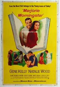 a195 MARJORIE MORNINGSTAR Forty by Sixty movie poster '58 Kelly, Natalie Wood