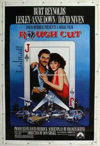 a211 ROUGH CUT Forty by Sixty movie poster '80 Burt Reynolds, David Niven