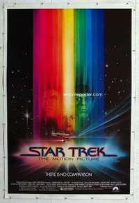 a215 STAR TREK Forty by Sixty movie poster '79 Shatner, Nimoy, Bob Peak art!