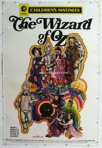 a223 WIZARD OF OZ Forty by Sixty movie poster R70 all-time classic!