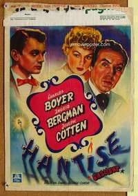a065 GASLIGHT Belgian movie poster '44 Ingrid Bergman, Cotten, Boyer