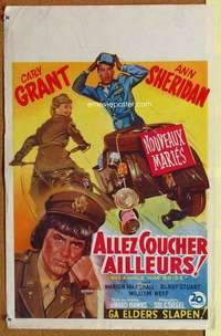 a082 I WAS A MALE WAR BRIDE Belgian movie poster '49 Cary Grant