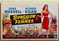 a124 REVOLT OF MAMIE STOVER Belgian movie poster '56 Jane Russell