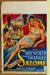 a131 SALOME Belgian movie poster '53 super sexy Rita Hayworth!