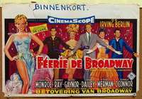 a148 THERE'S NO BUSINESS LIKE SHOW BUSINESS Belgian movie poster '54
