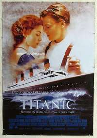 a029 TITANIC English Forty by Sixty movie poster '97 DiCaprio, Kate Winslet