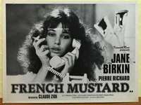 a360 LUCKY PIERRE British quad movie poster '74 French Mustard!