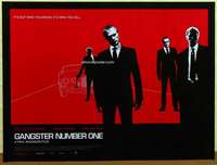 a349 GANGSTER NUMBER 1 DS British quad movie poster '00 McDowell